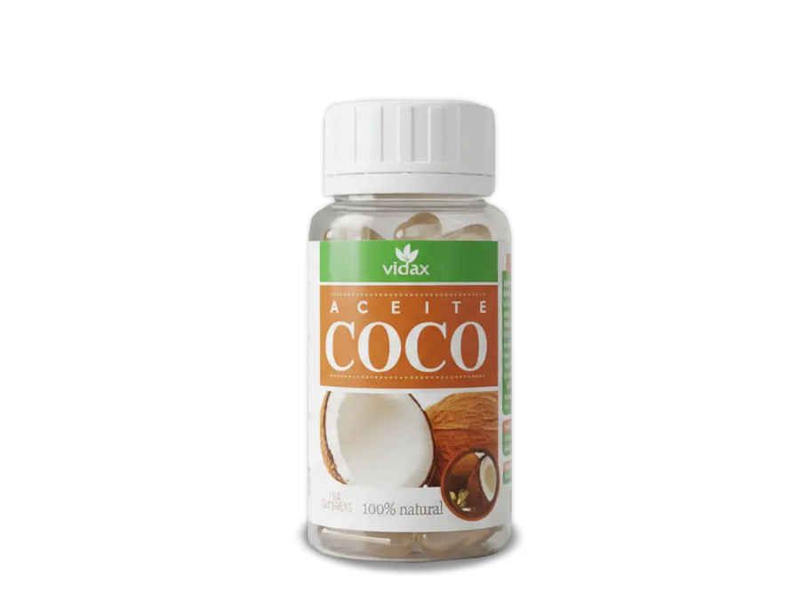 Vidax Aceite de Coco Líquido En Cápsulas