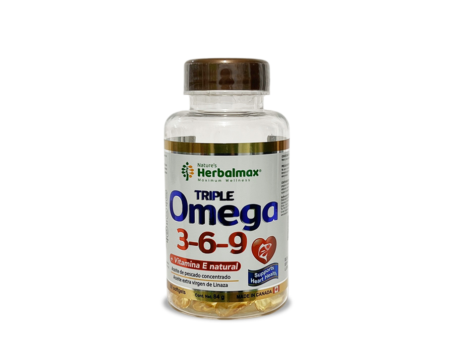 Triple Omega 3-6-9 en cápsulas blandas