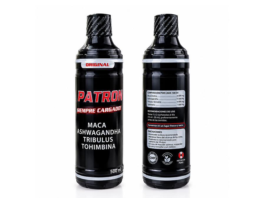 El Patrón Jarabe Energizante (550 ml)