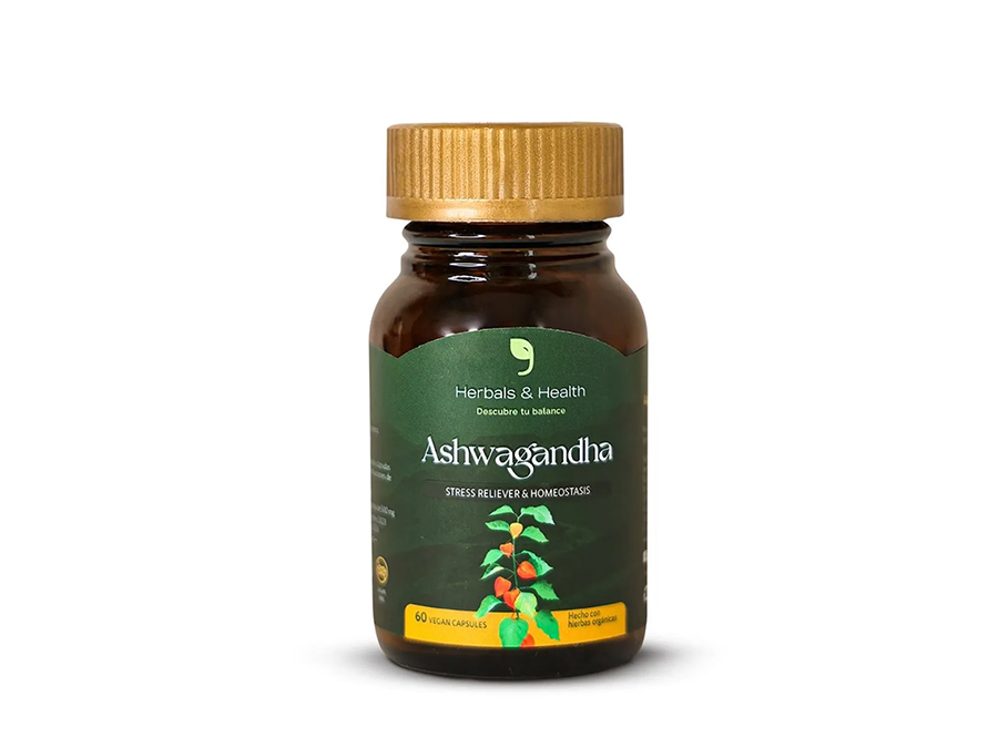 Ashwagandha Herbals & Health Cápsulas
