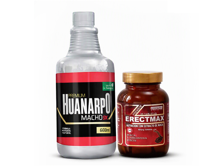 Huanarpo Macho + ErectMax Pack Oferta