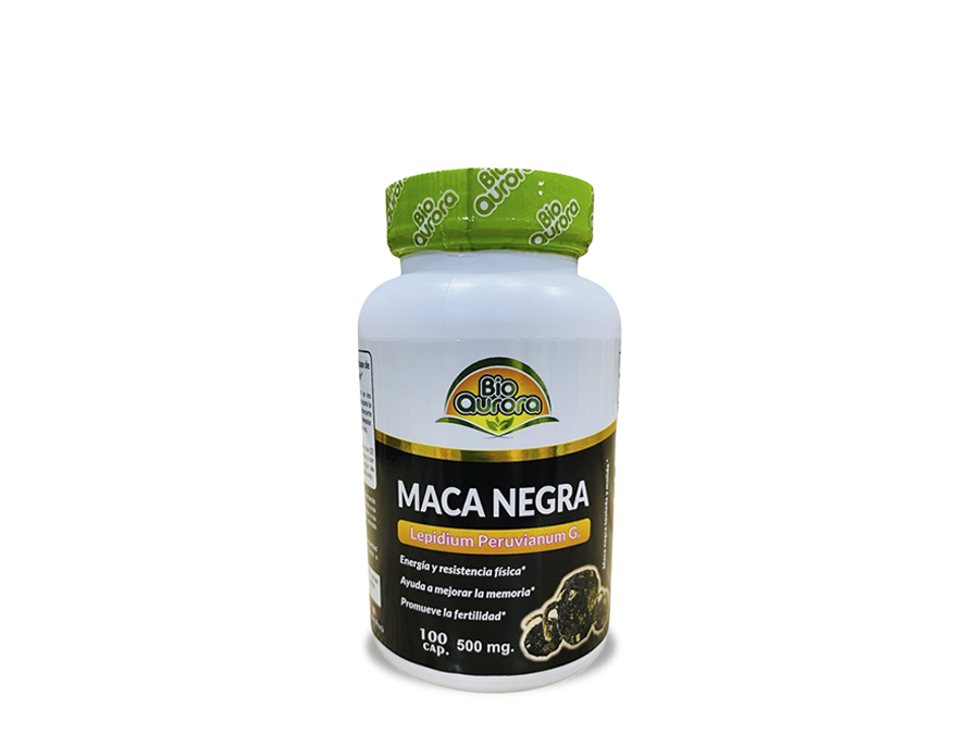 Bio Aurora Maca Negra (100 cápsulas)