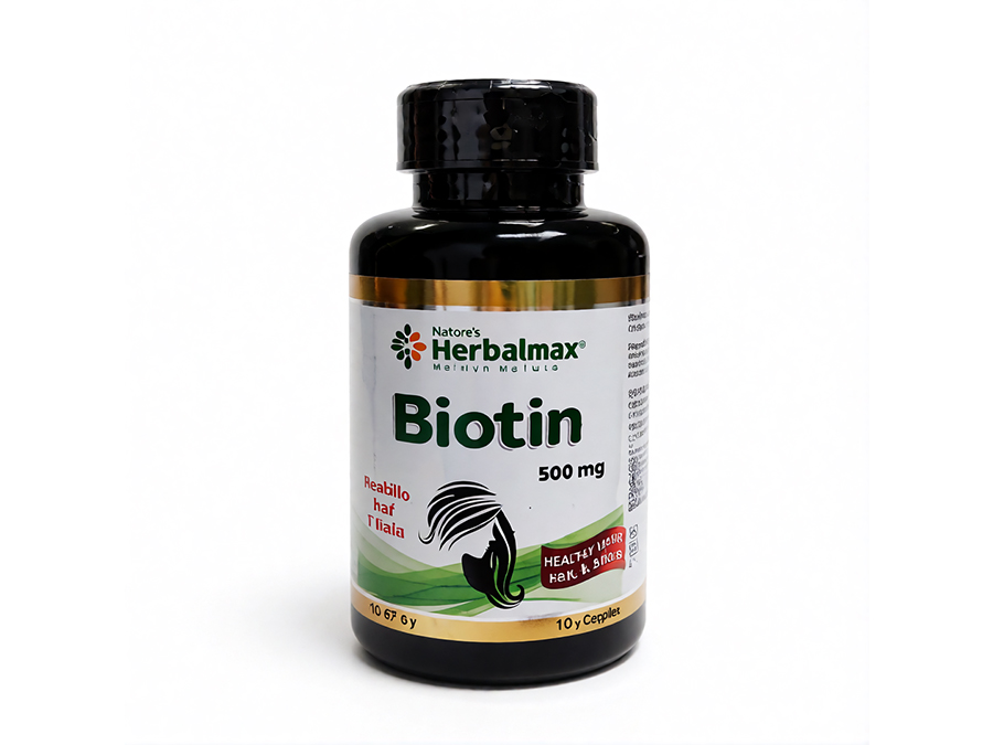 Biotina en Cápsulas - Nature's Herbalmax